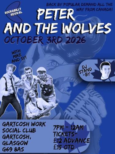 Peter and the Wolves at Gartcosh Works Social Club, Glasgow