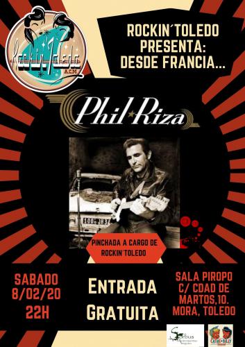 Phil Riza en Mora, Toledo