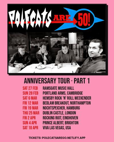 Polecats Are 50! at The Portland Arms, Cambridge