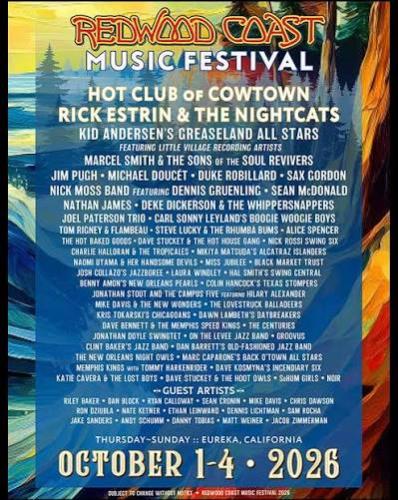 Redwood Coast Music Festival 2026