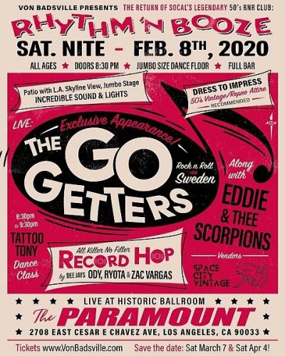 Rhythm 'n Booze at The Paramount with The Go-Getters