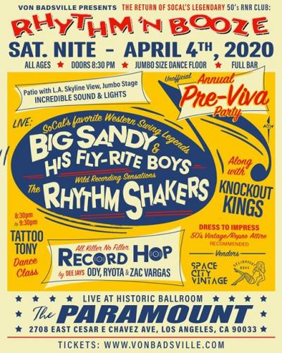 Rhythm 'N Booze w/ Big Sandy & His Fly-Rite Boys