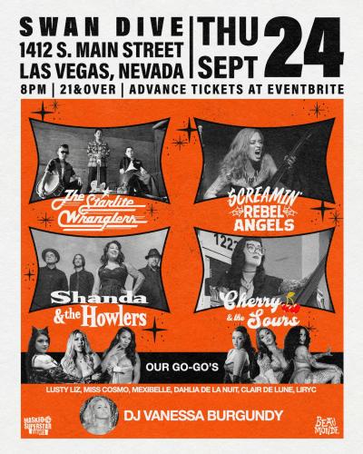 Screamin Rebel Angels / Shanda & the Howlers / Cherry & the Sours at Swan Dive