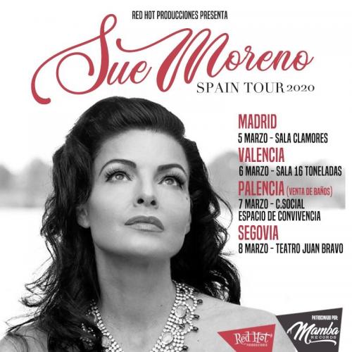 Sue Moreno en Sala Clamores