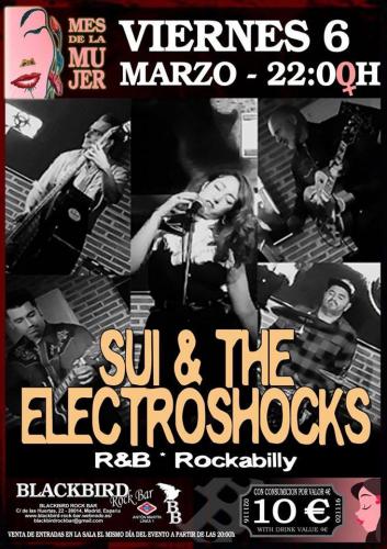Sui & The Electroshocks Blackbird Rock Bar