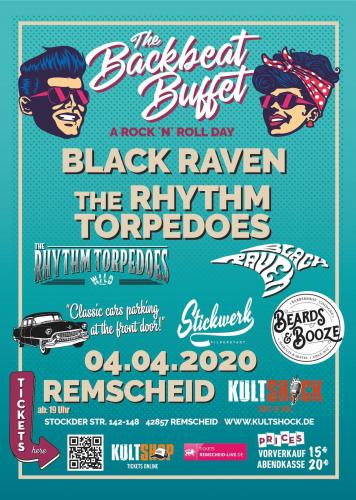 The Backbeat Buffet mit Black Raven & The Rhythm Torpedoes