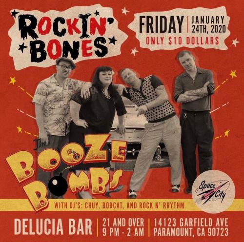 The BOOZE BOMBS @ Rockin' Bones