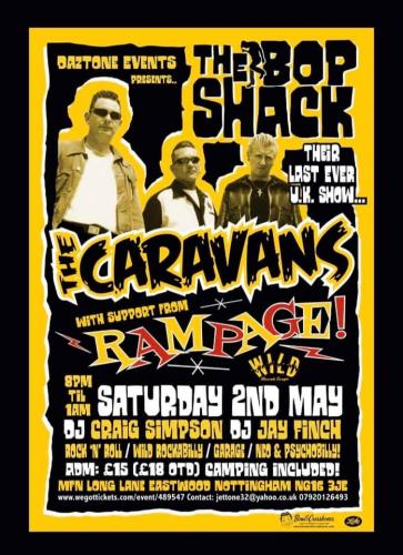 The Bopshack! - The Caravans + Rampage