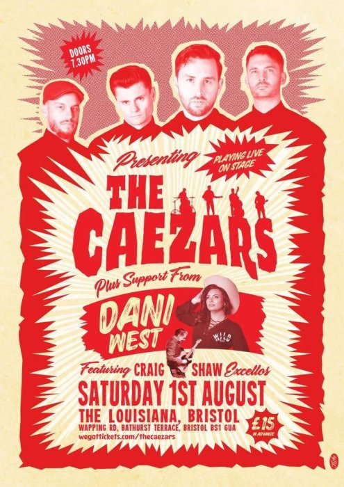 The Caezars + Dani West at The Louisiana