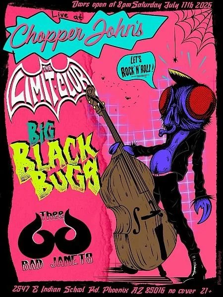 The Limit Club / Big Black Bugs / Thee Bad Janets