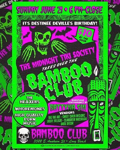 The Midnight Tiki Society Takes Over The Bamboo Club