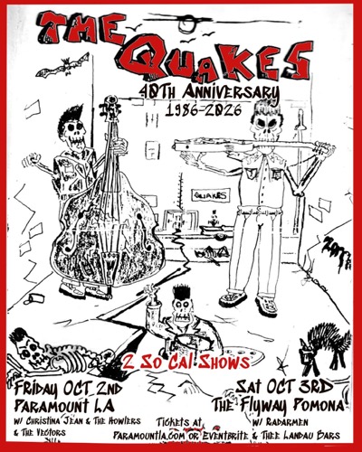 The Quakes 40th Anniversary - The Paramount (Los Angeles)