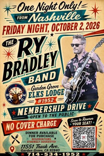 The Ry Bradley Band at Garden Grove Elks Lodge
