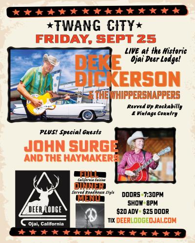 Twang City: Deke Dickerson & the Whippersnappers at the Ojai Deer Lodge