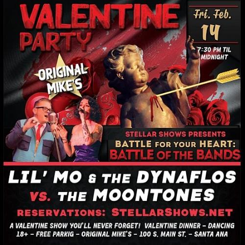 Valentine Party w/ Lil' Mo & The Dynaflos vs. The Moontones