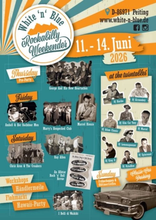 White 'n' Blue Rockabilly Weekender