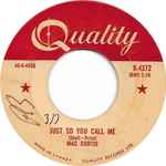 Just So You Call Me - Mac Curtis