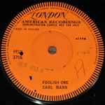 Foolish One - Carl Mann